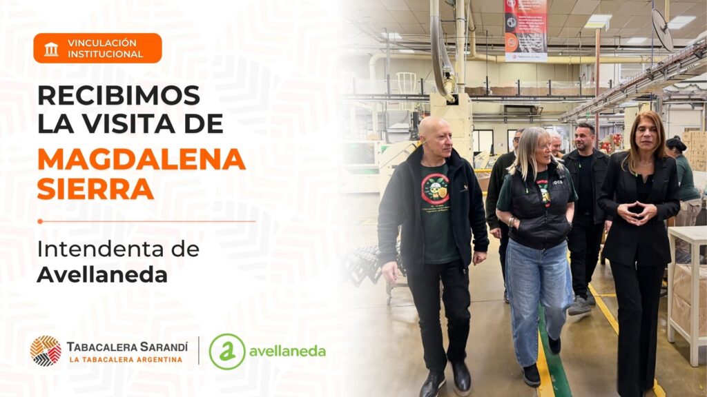 Magdalena Sierra visitó Tabacalera Sarandí en Avellaneda