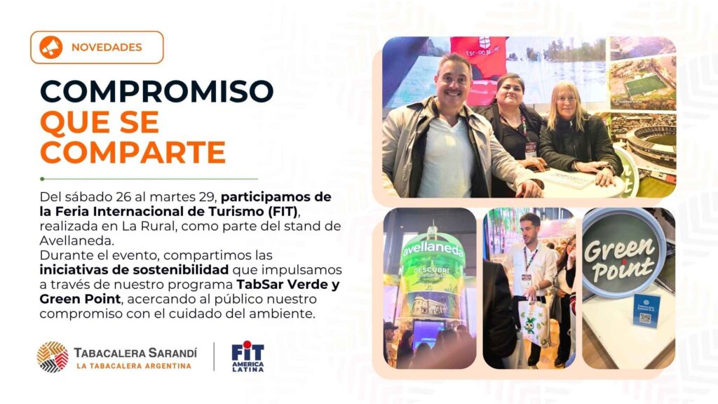 Tabacalera Sarandí en la FIT 2026 TabSar Verde y Green Point