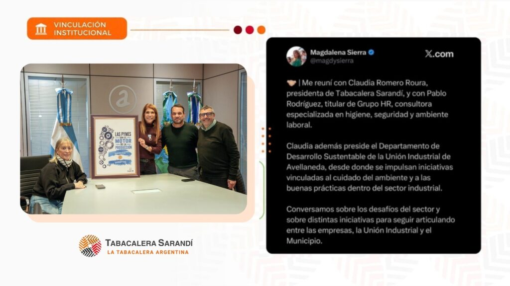 Tabacalera Sarandí fortalece su vínculo con Avellaneda